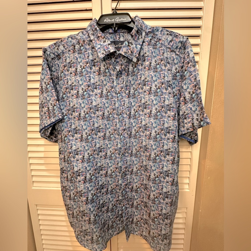 Robert Graham Elmont skull Shirt